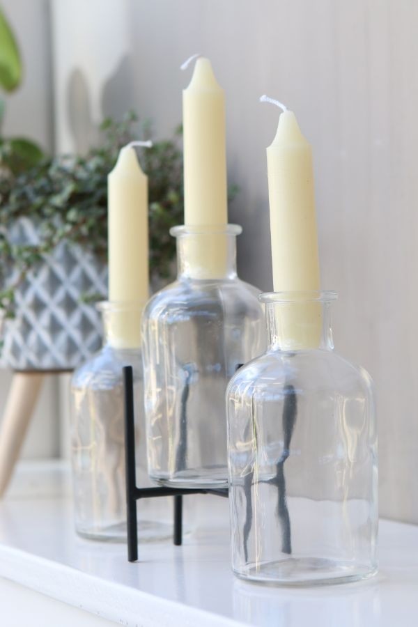 Bouteilles en verre Ø70 h: 120 mm Transparent - 20 Pcs