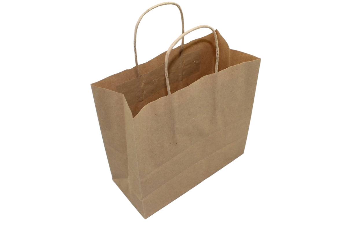 Paper Carry Bags Brown 180+80x220mm