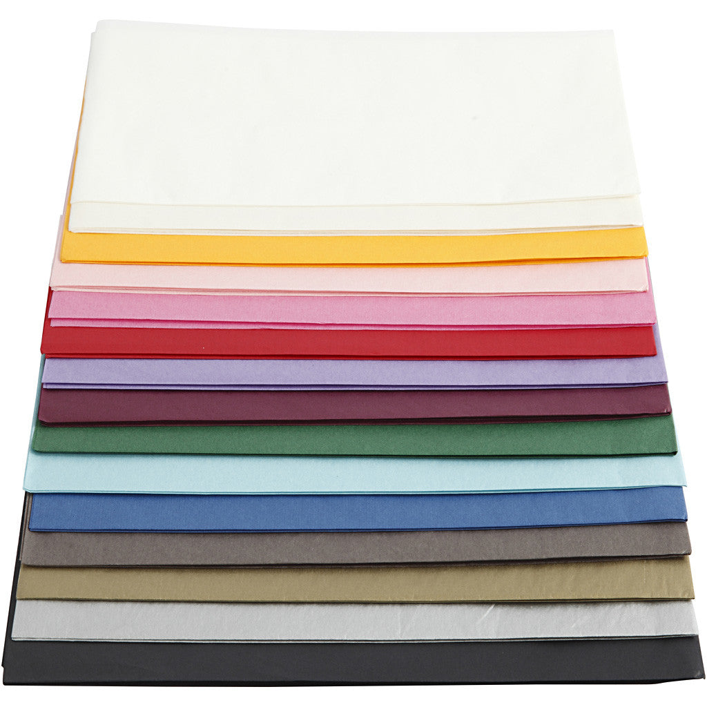 Papier de soie, Feuilles 50x70 cm, 14 g, 30Feuilles