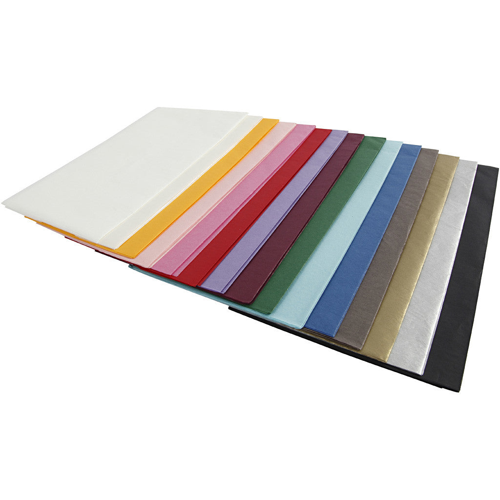 Papier de soie, Feuilles 50x70 cm, 14 g, 30Feuilles