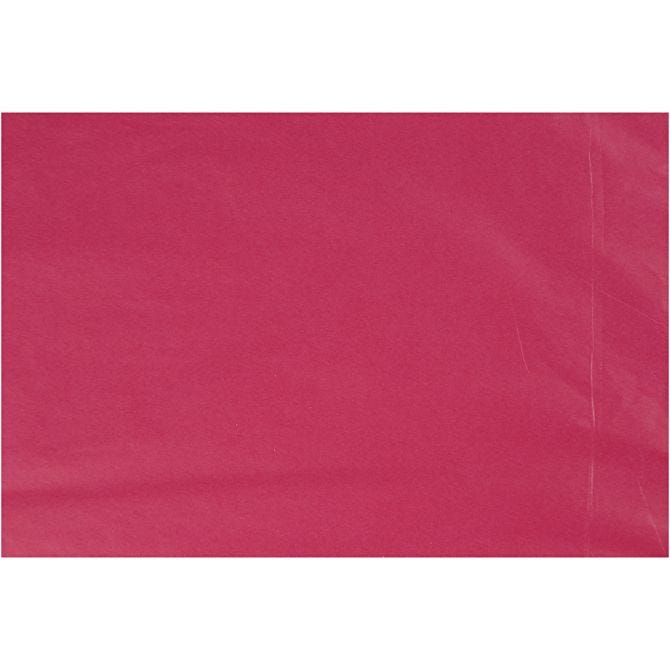Papier de soie Rose, 50x70 cm, 14 g, 25 Feuilles