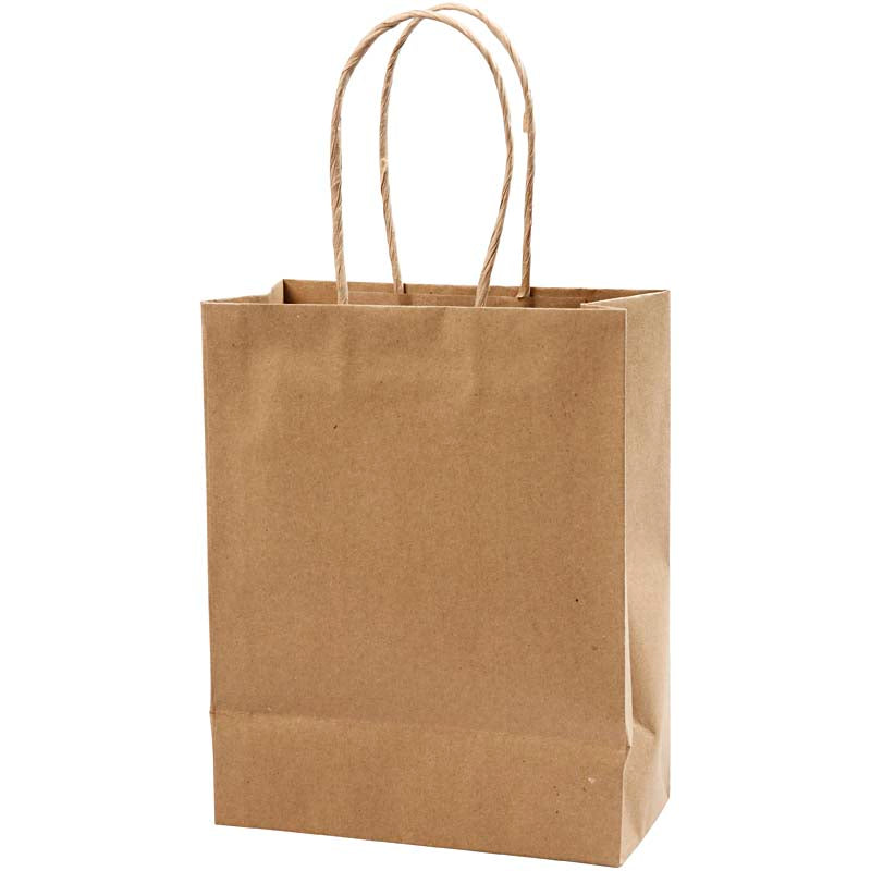Paper Bag, H: 23 cm, W: 18x9 cm, 10pcs