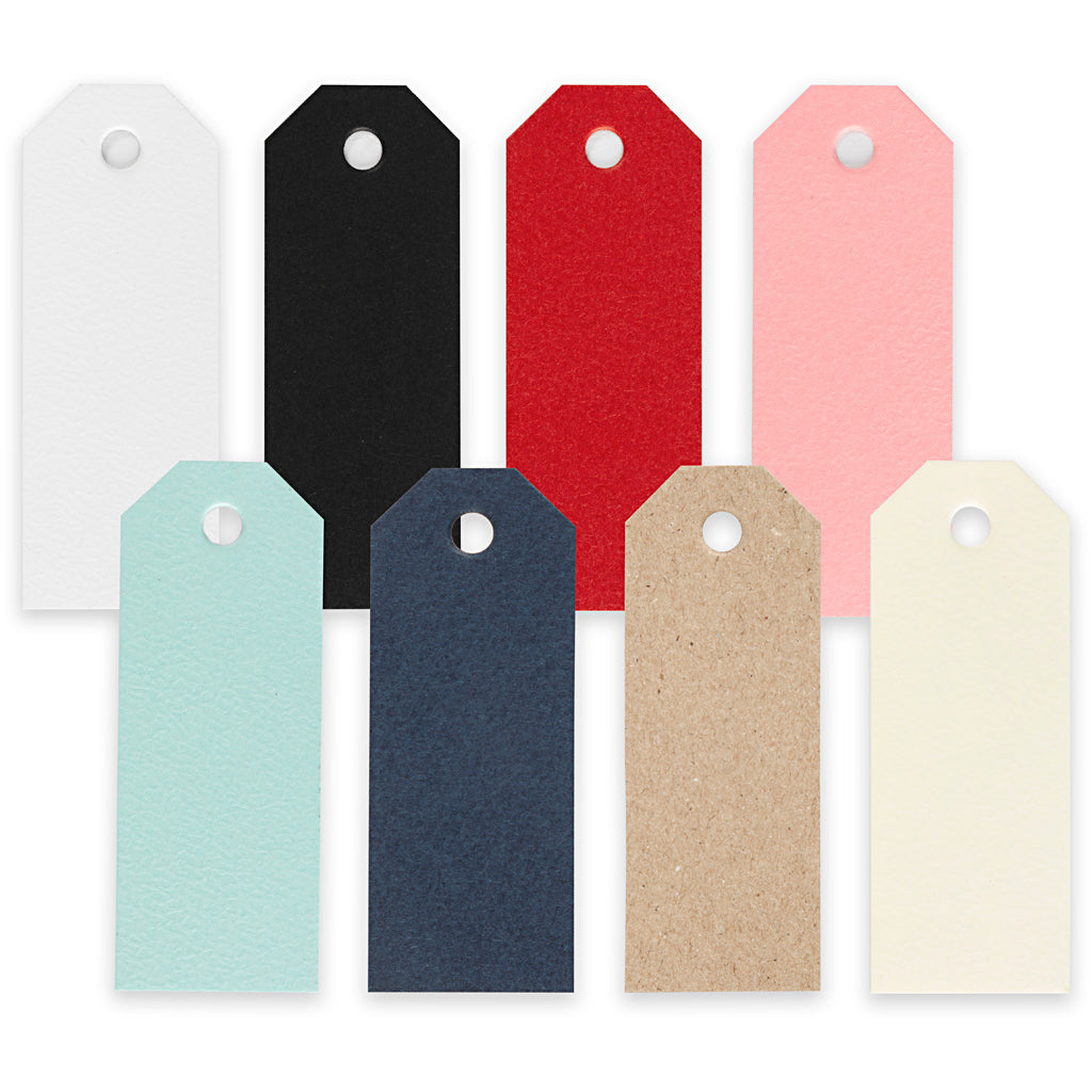 Manila Labels div. colours 30x80mm