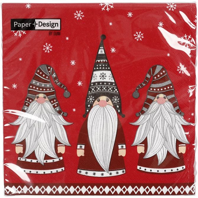Serviettes de table: Lutin, taille 33x33 cm, 20 pc