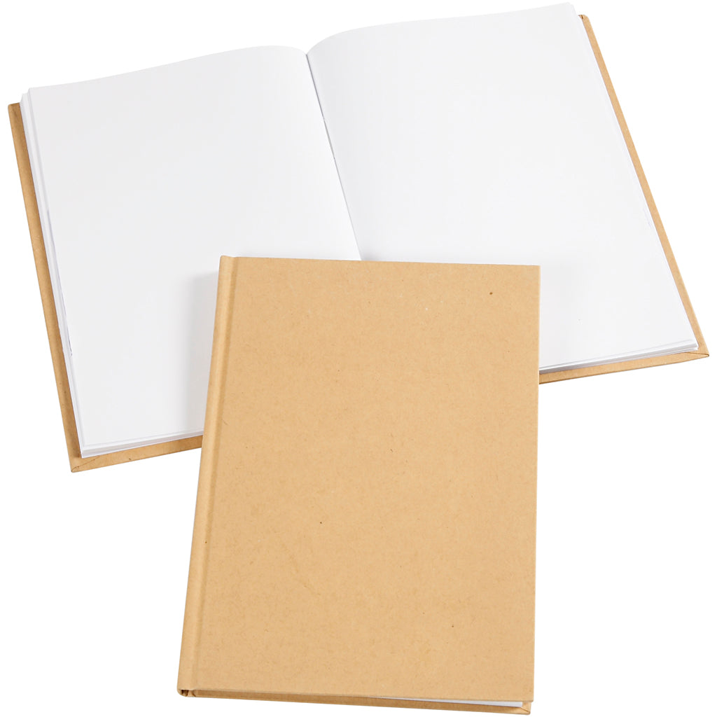 Sketchbook, brown, A5, thickness 8 mm, 80 g