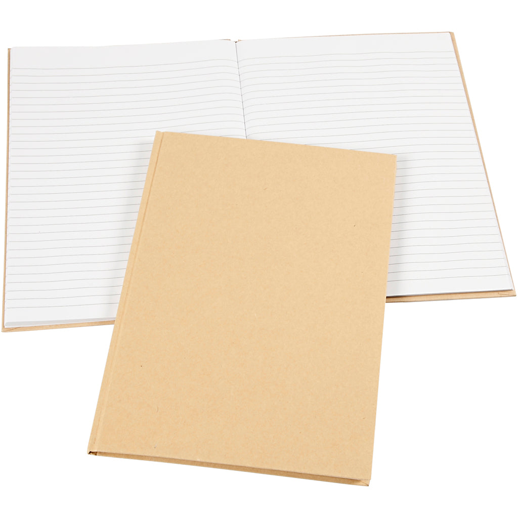 Notebook, brown, A4, 60 g