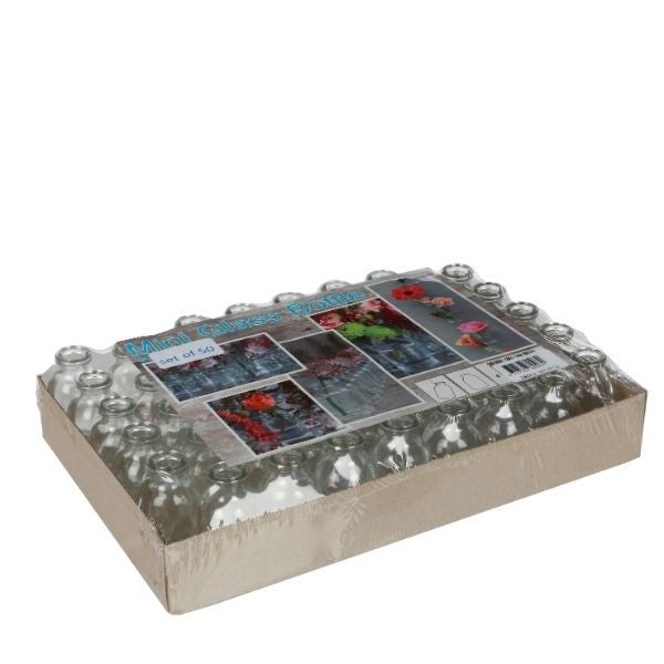 Bouteille en verre, 20mL 60x30mm - 50 pcs