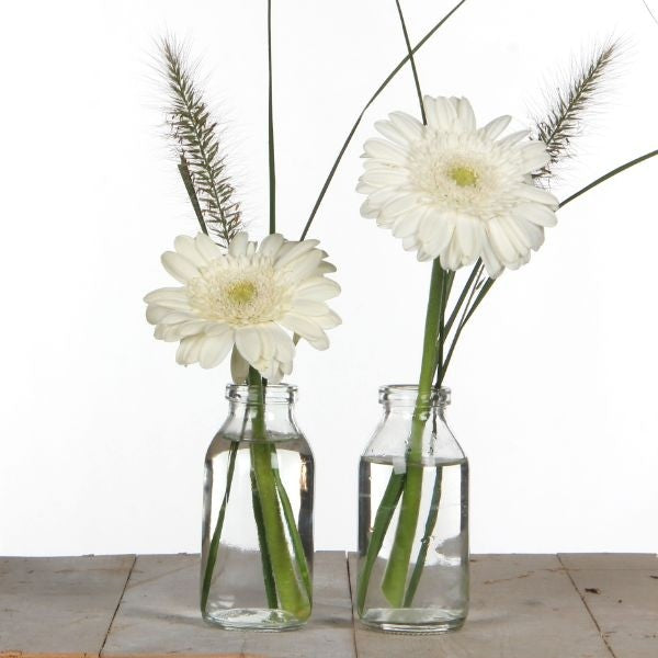 Glass Bottle 100ml 10.5cm tall Ø 5cm (tray with 32 pcs)