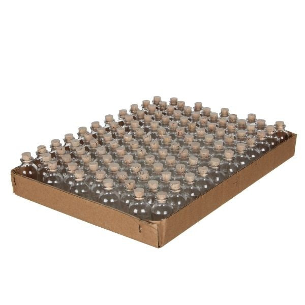 Bouteille en verre Blanc Liège, 20mL 60x30mm - 150 pcs