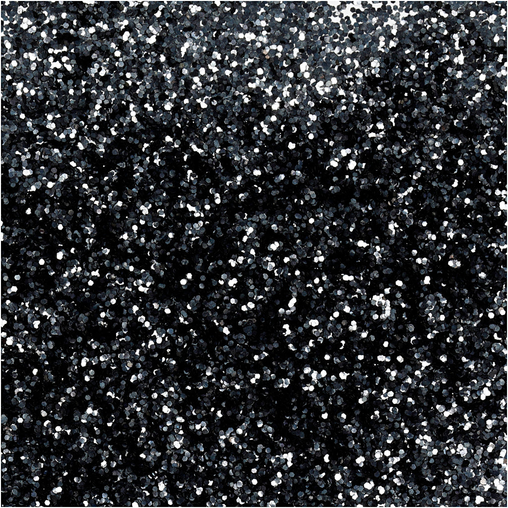Bio Sparkles, black, D: 0,4 mm, 10 g