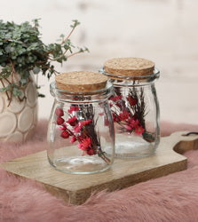 Glass jar with cork Ø5.5cm and 7.5cm high - Packlinq