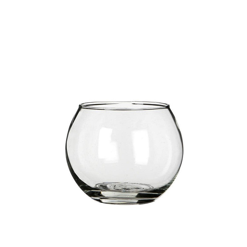 Pot boule en verre Ø 10 cm, H. 8 cm - 6 pièces
