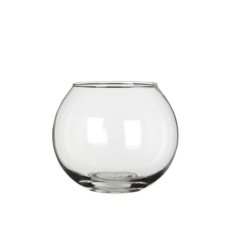 Pot boule en verre Ø 12 cm, H. 10 cm - 6 pièces