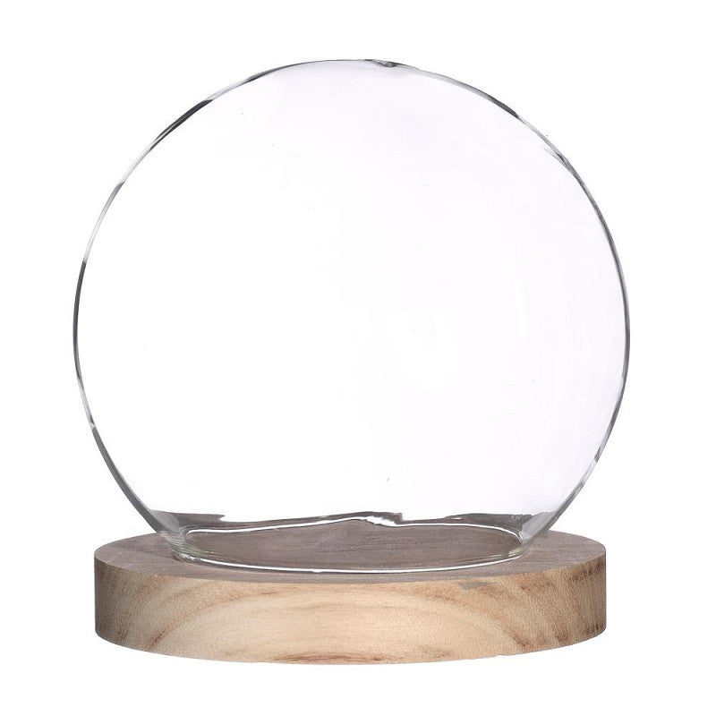 Dôme en verre Ø 18 cm, H. 19 cm - 1 pièce