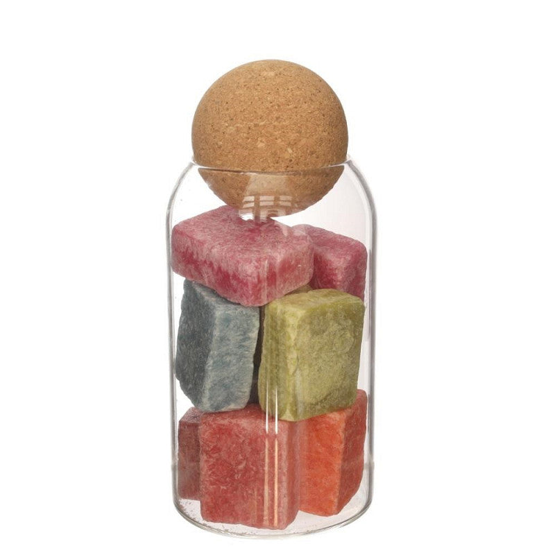 Terrarium en verre Sienna Ø 8,5 cm, H. 19 cm - 6 pièces
