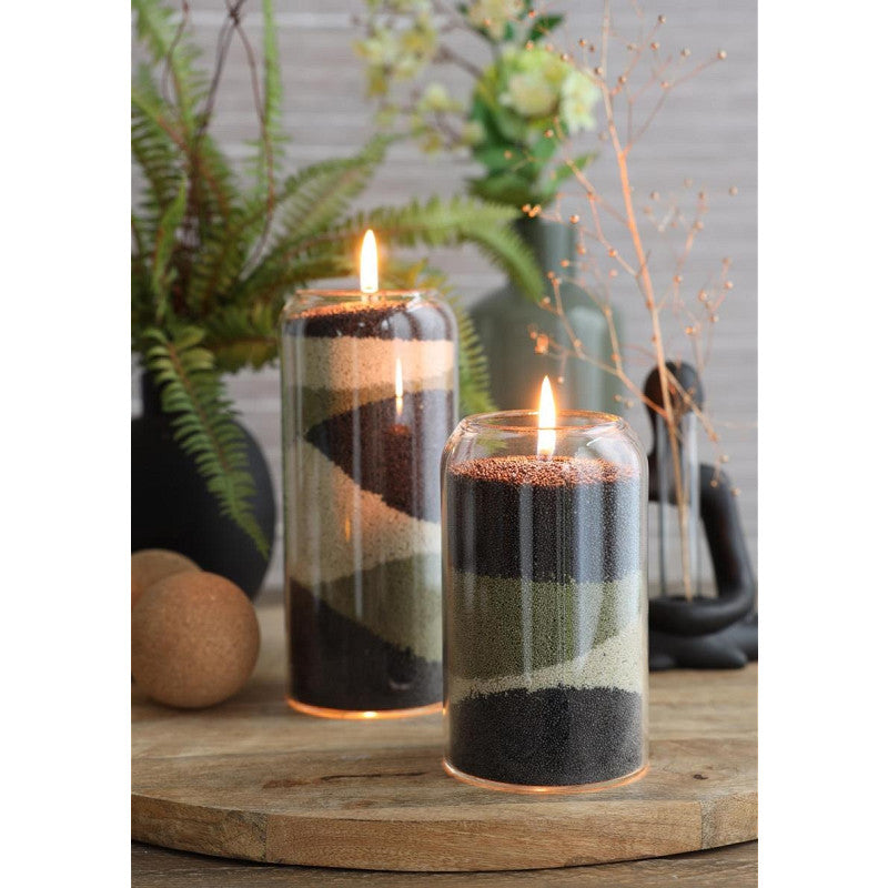 Terrarium en verre Sienna Ø 8,5 cm, H. 24 cm - 6 pièces