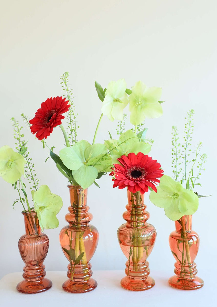 Vase Venice Ambre H: 113 x Ø50 mm - 12 Pcs