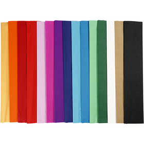 Papier crépon, 60 plis/1 paquet