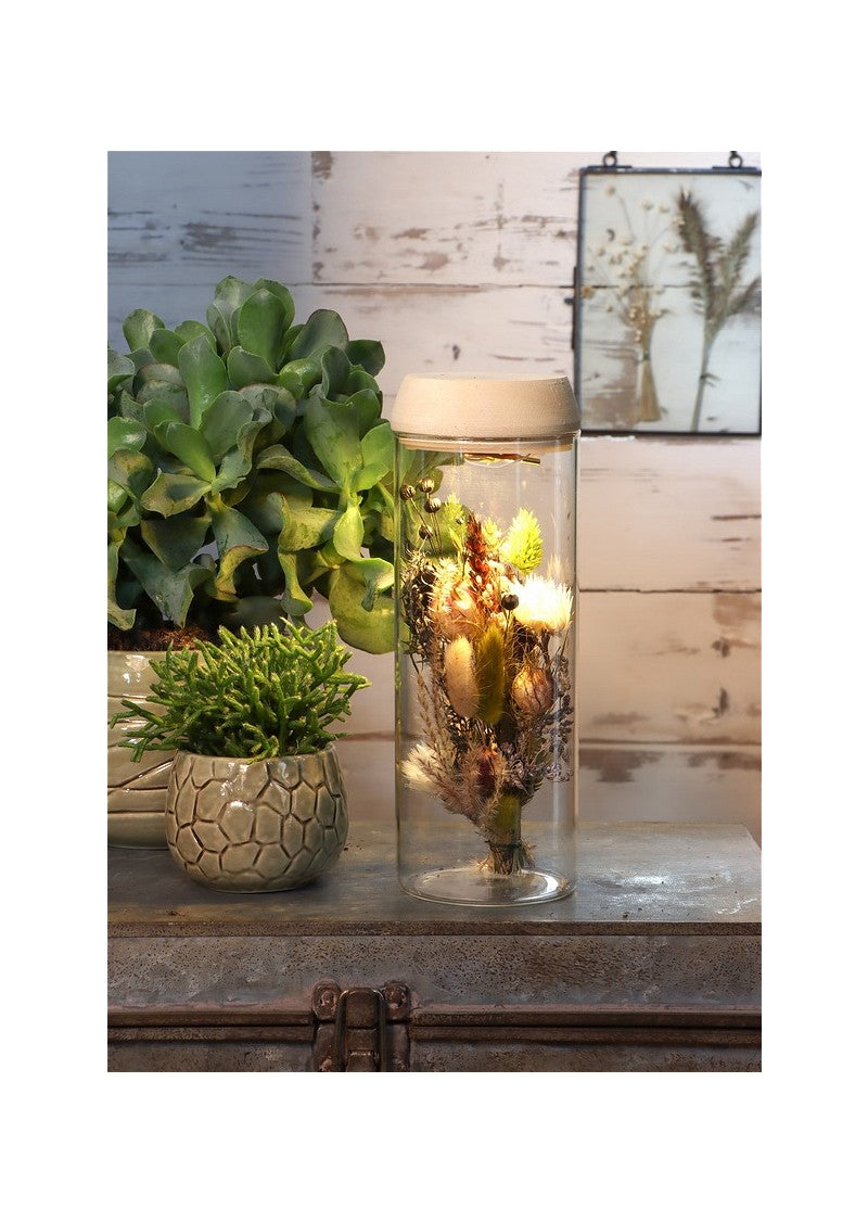 Tube à essai Ø80 h: 230 mm w. couvercle en liège solaire - 1 pc