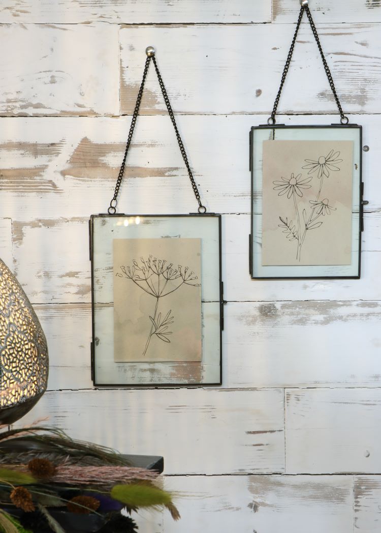 Metal hanger for dried flowers etc. 15.5x20.5cm - Packlinq