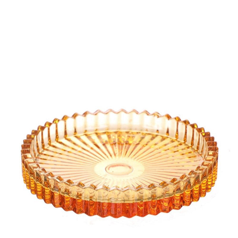 Coupelles en verre Kate Ø 10 cm, H. 6,5 cm, moutarde, lot de 4 - 6 pièces