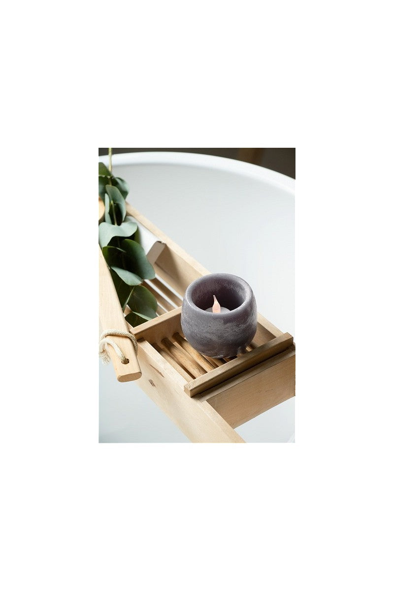 Bol aromatique Gris foncé Parfum de musc Ø90x80mm - 6 Pcs