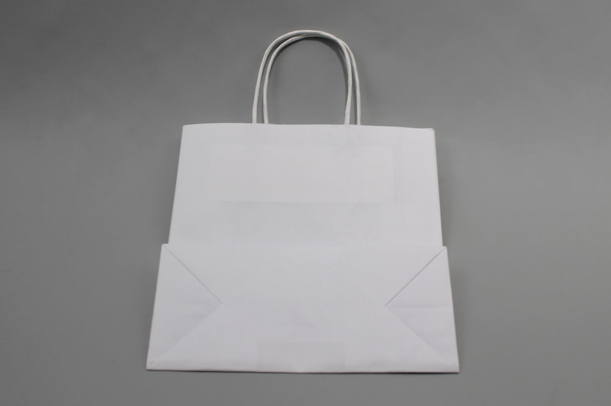 Sacs en papier Blanc 450+170x480mm - 50 pcs