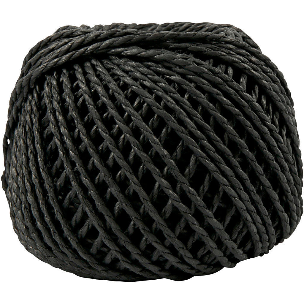 Paper Yarn Black 2.5