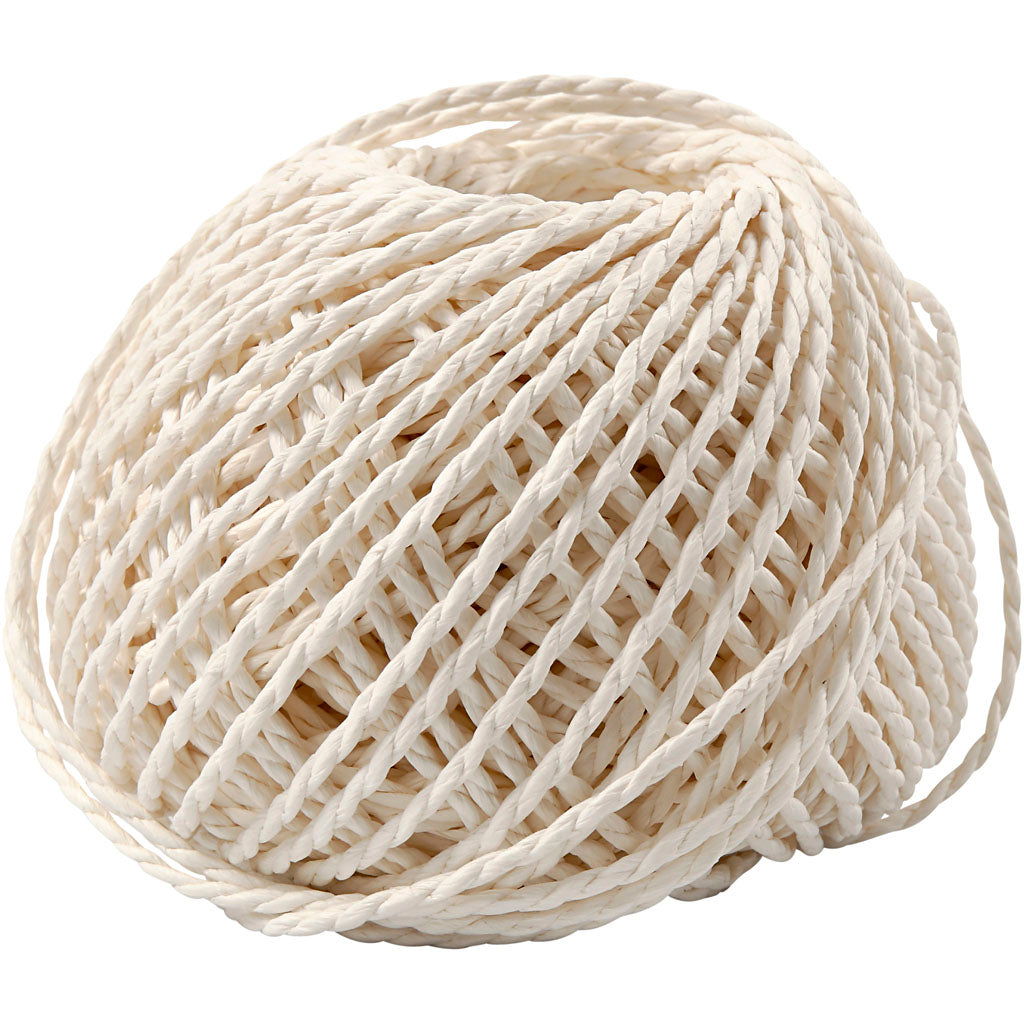 Paper Yarn White 2.5