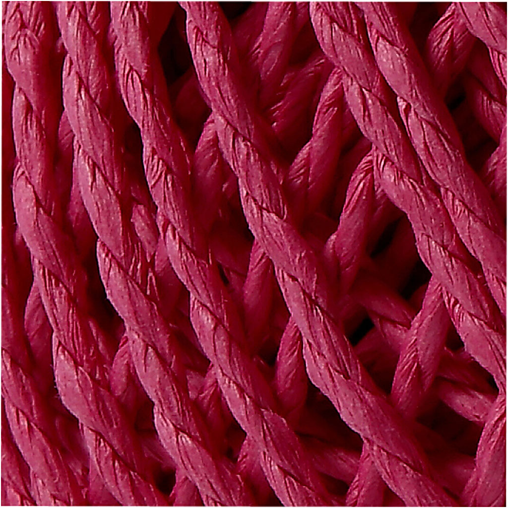 Ficelle en papier Rose, 2.5 - 3 mm d'épaisseur - 150 gr