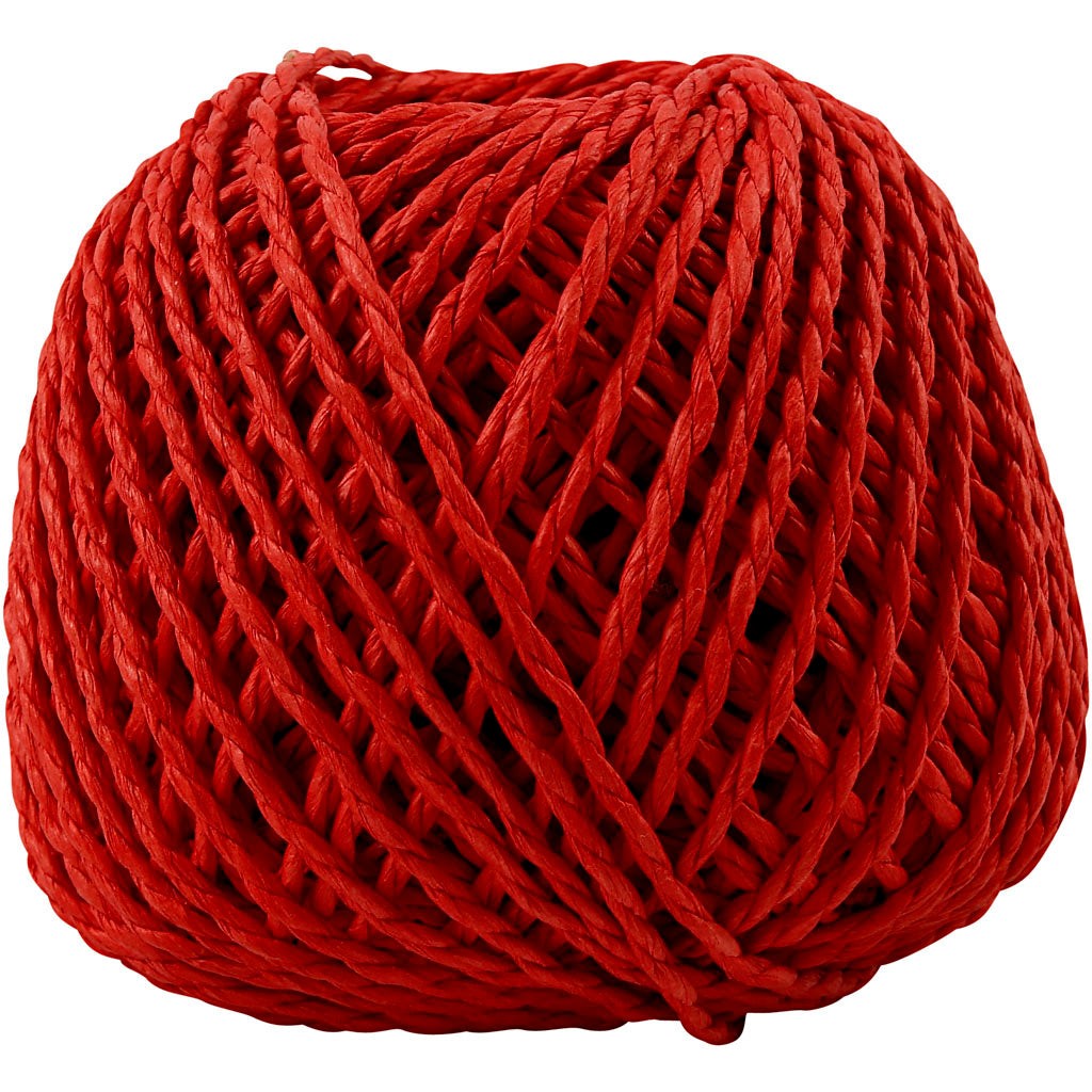 Paper Yarn Red 2.5
