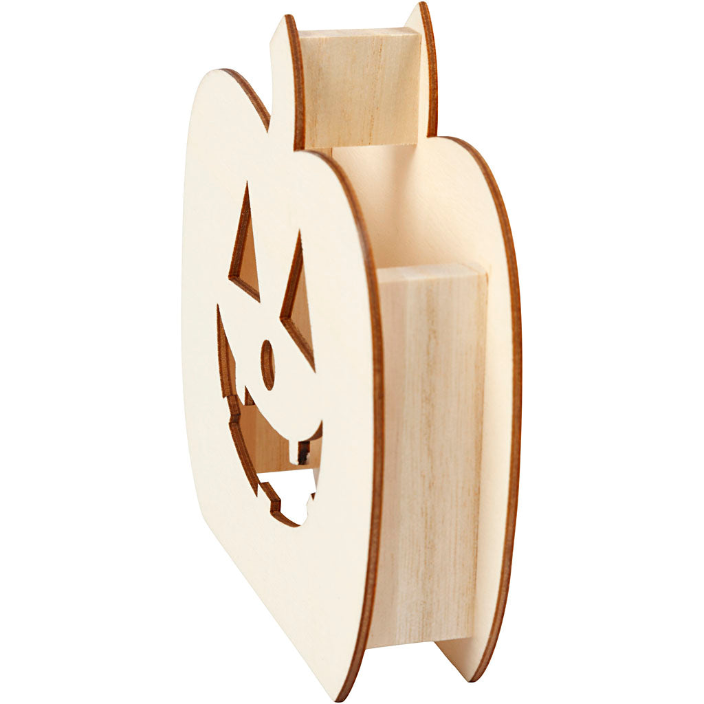 Crâne, Tête de citrouille, H: 13 cm, prof. 3 cm, L: 13,5 cm, 1 pièce