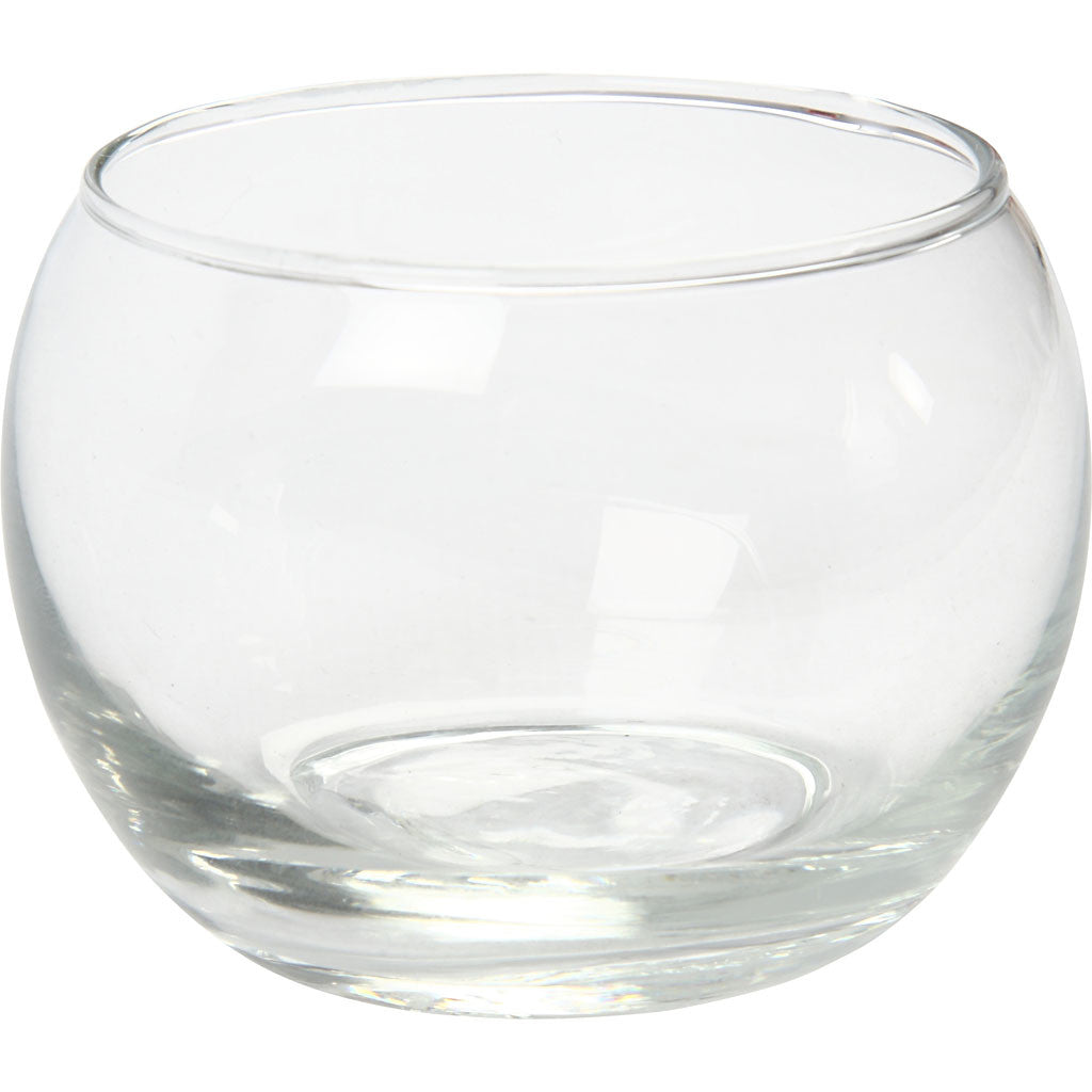 Bougeoir pour Bougies e chauffe-plat, H: 7 cm, P: 8 cm