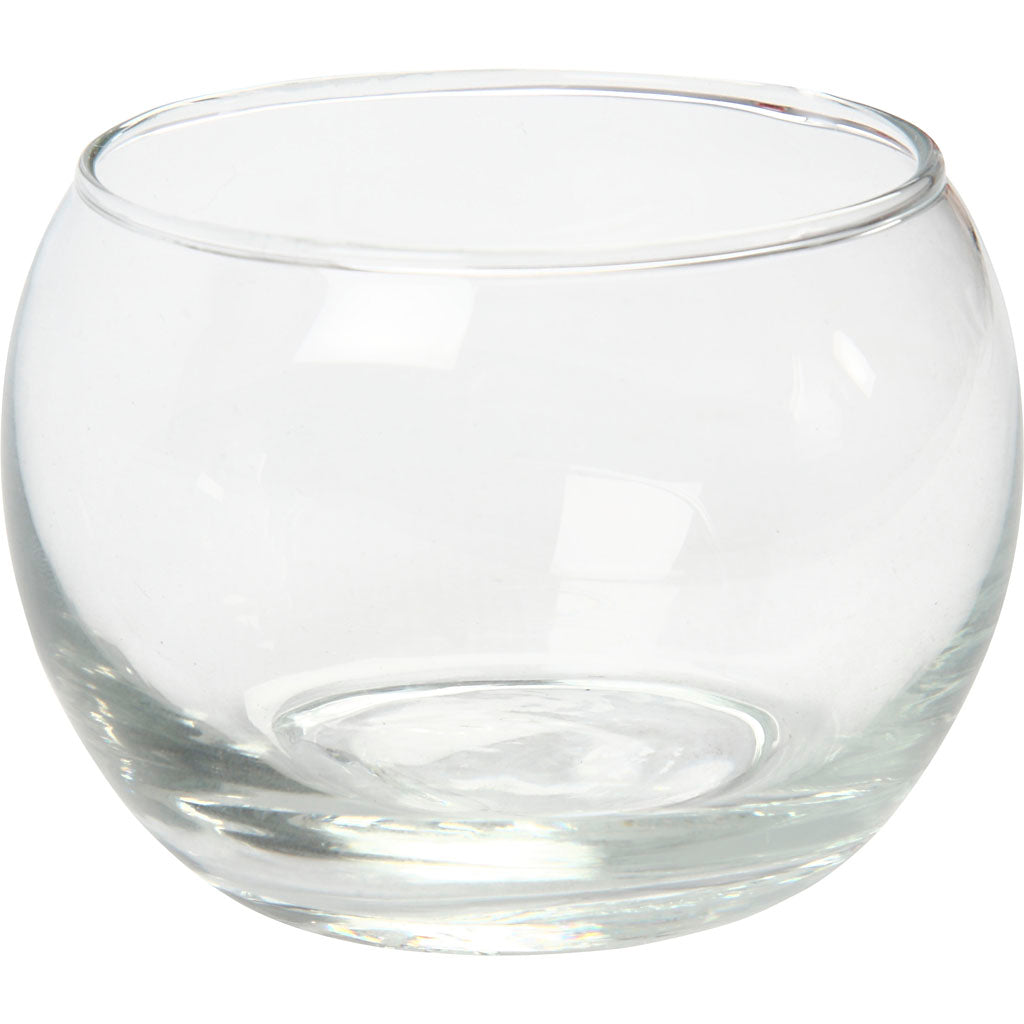 Bougeoir pour Bougies e chauffe-plat, H: 7 cm, P: 8 cm