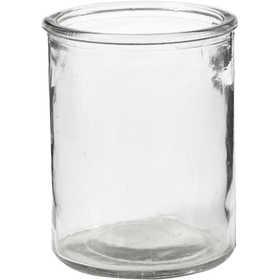 Bougeoir pour Bougies e chauffe-plat, H: 9,8 cm, P: 8 cm