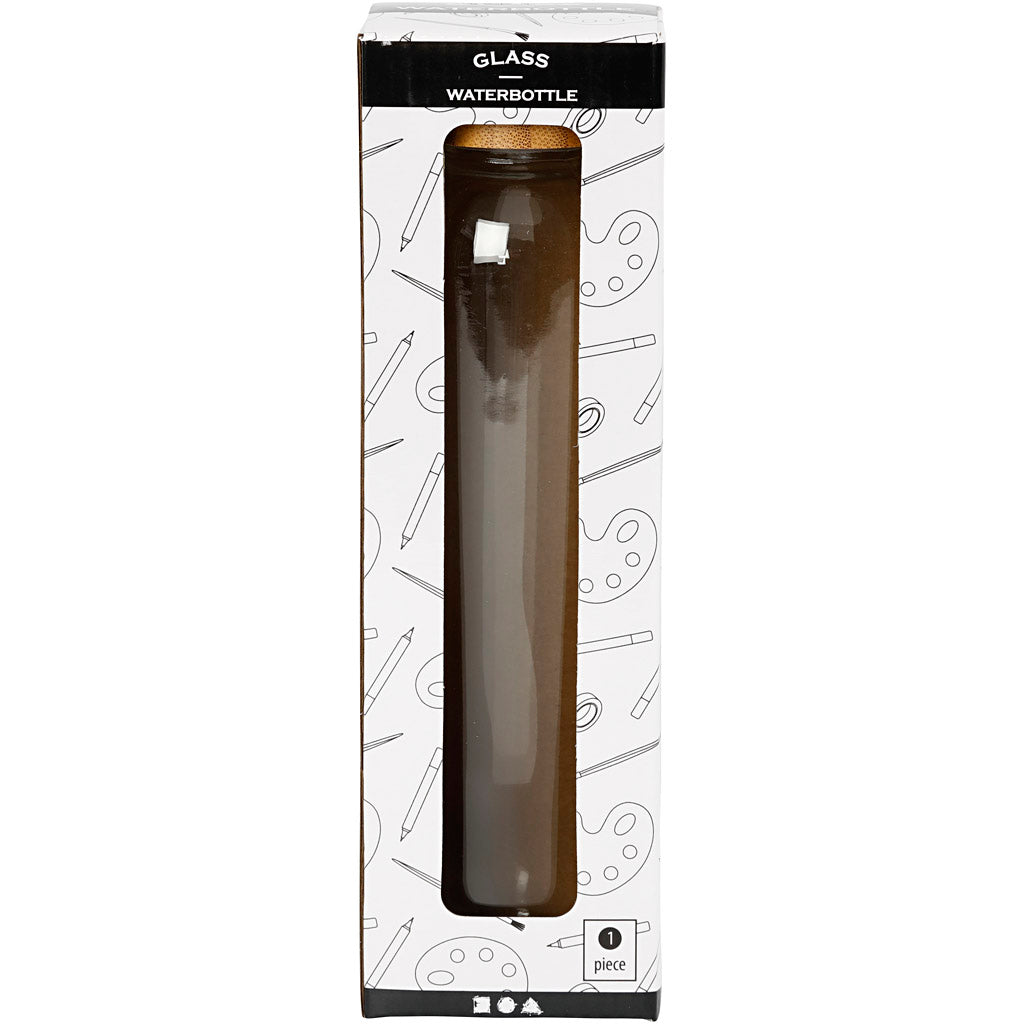 Bouteille d'eau, H: 22 cm, d 6,7 cm, 500 ml, 1 pièce