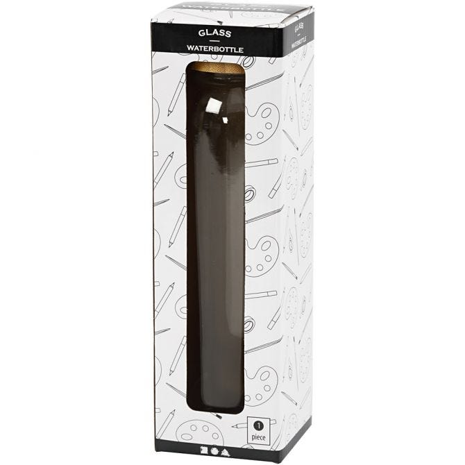 Bouteille d'eau, H: 22 cm, d 6,7 cm, 500 ml, 1 pièce