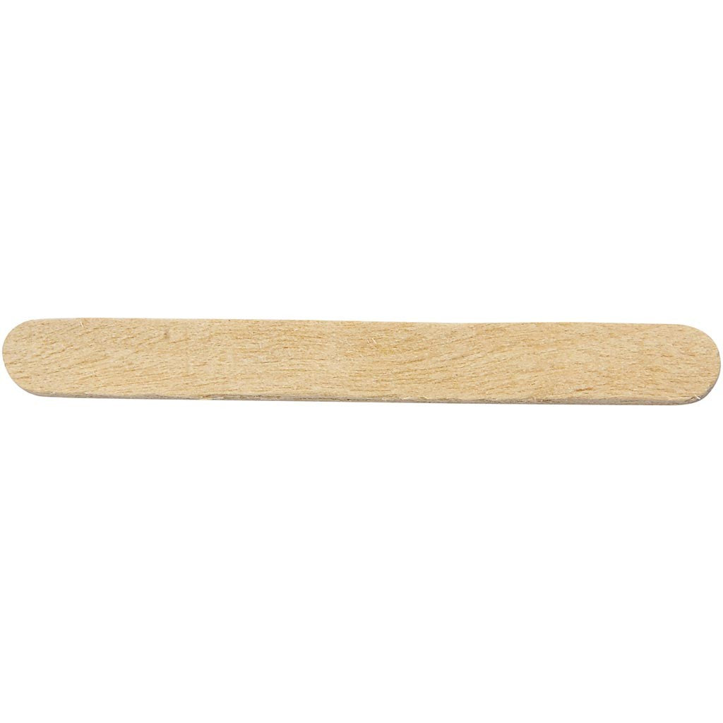 Mini bâtons de glâce, L: 5.5 cm, L: 6 mm, bouleau - 400 pcs