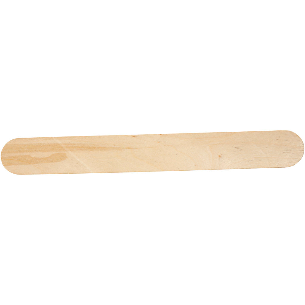 Ice Lolly Sticks, Long, thick, L: 20 cm, W: 25 mm, birch