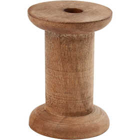 Bobine, H: 70 mm, P: 30+48 mm, bois de peuplier