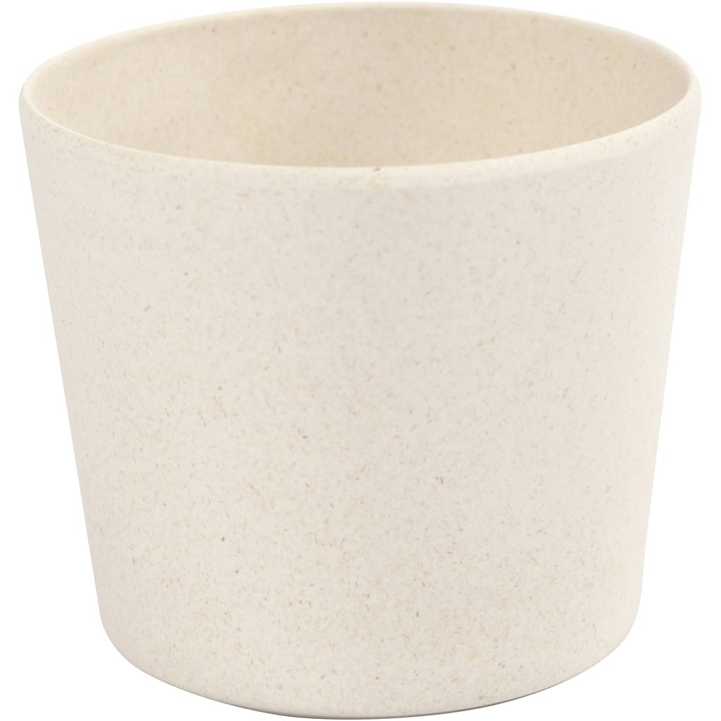 Pot de fleurs, H: 6,5 cm, d 7 cm, 1 pièce