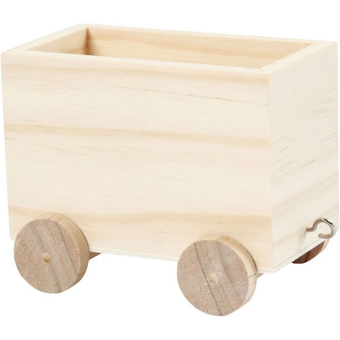 Wagon, H: 8 cm, L: 9,5 cm, L: 6,5 cm, 1 pièce