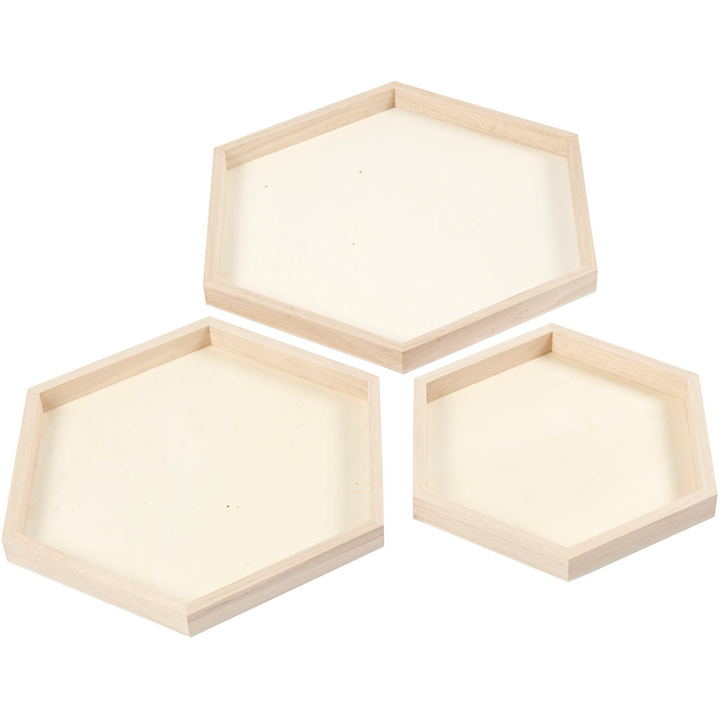 Barquette, P: 21+26+31 cm, 3 pc/ 1 set