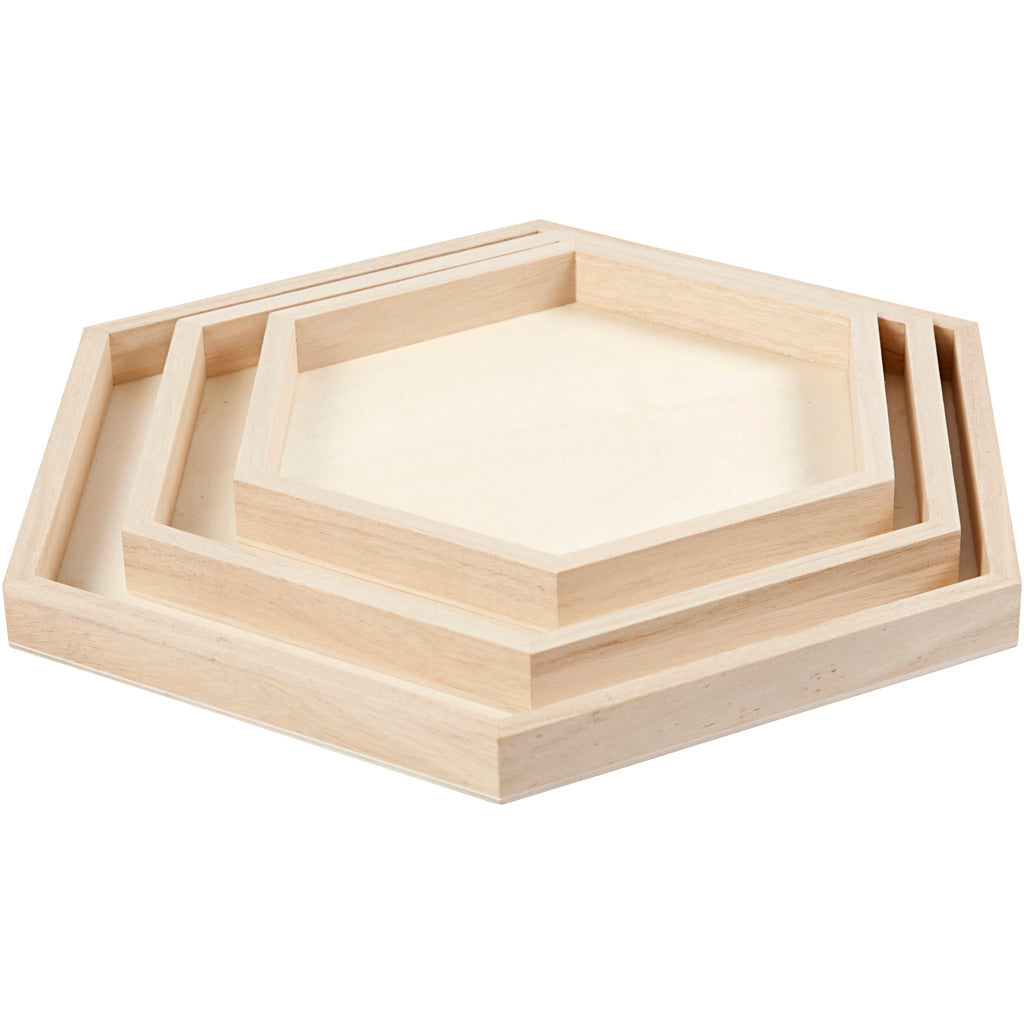 Barquette, P: 21+26+31 cm, 3 pc/ 1 set