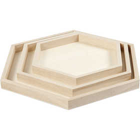 Barquette, P: 21+26+31 cm, 3 pc/ 1 set