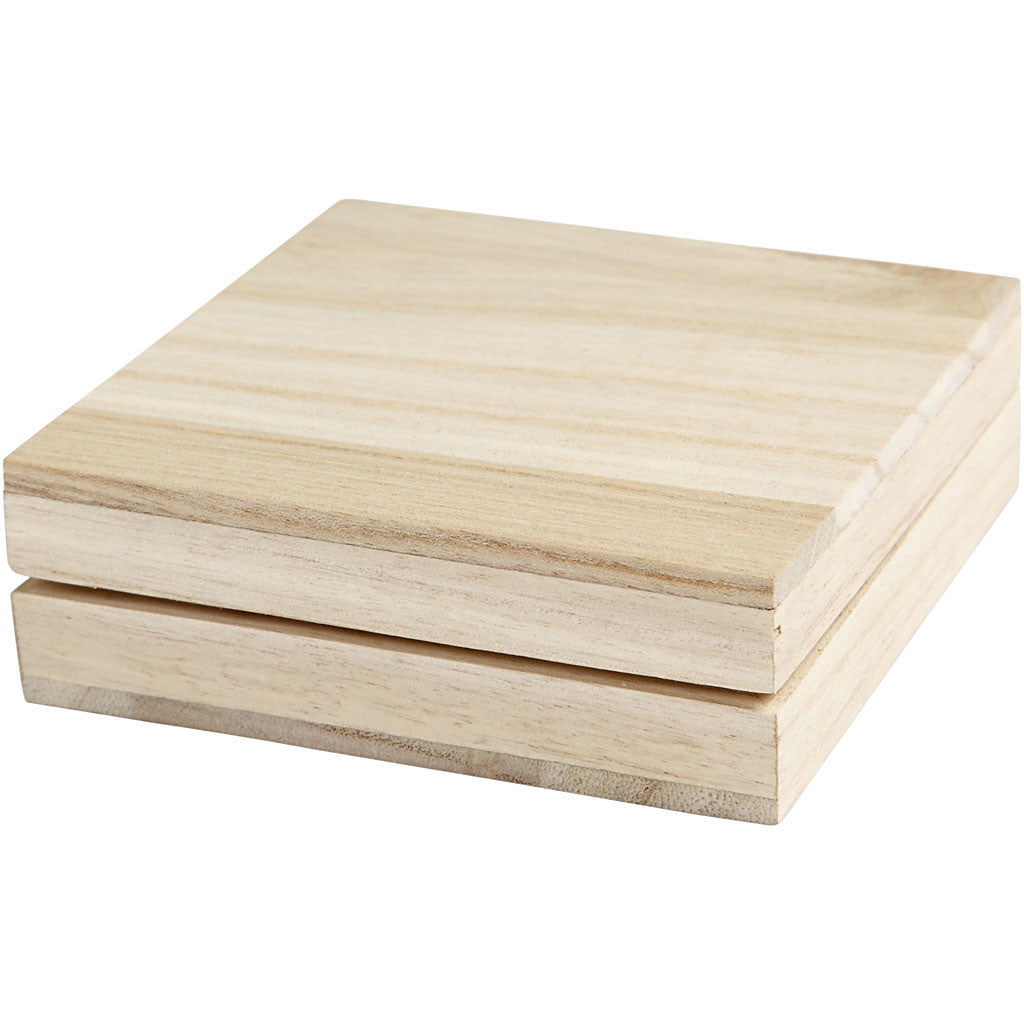 Box, H: 3 cm, size 10x10 cm, 1 pc