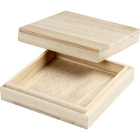 Box, H: 3 cm, size 10x10 cm, 1 pc