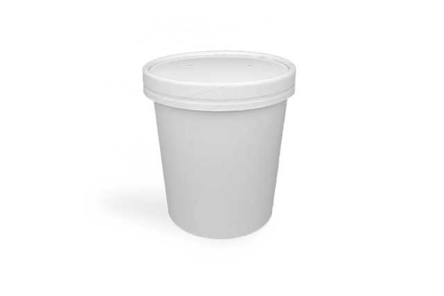 Gobelet à soupe Carton 450ml Ø9,8 cm 16oz Blanc | 500 pcs