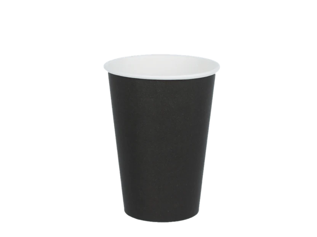 Coffee Cup Carton 180cc 7.5oz Ø70 mm Black FSC® certified