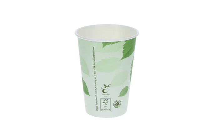 Coffee Cup Carton 180cc 7.5oz Ø70 mm FSC®Mix green BIO